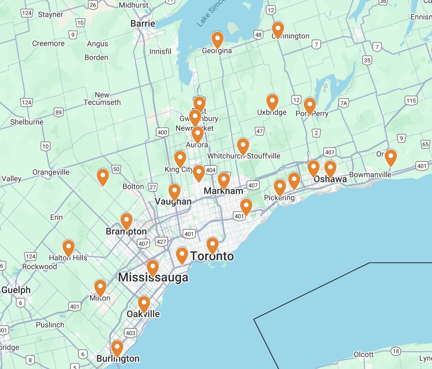 Taskopus Cleaning Service Area Map